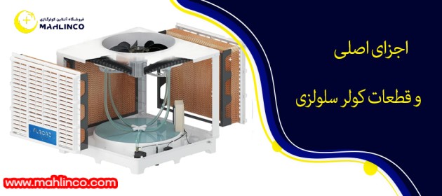 اجزای اصلی و قطعات کولر سلولزی